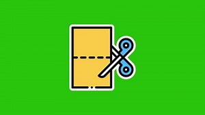 Scissor Vector Animation Illustration On Green Stock Footage Video (100% Royalty-free) 3585067459 | Shutterstock