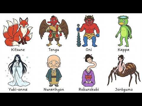 Every Mythical Creature from JAPANESE Folklore Explained