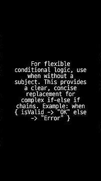 Kotlin Control Flow: Write Less, Do More! #Kotlin