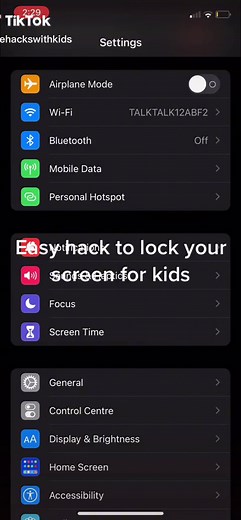 How to Lock Your iPhone Screen for Kids Safely