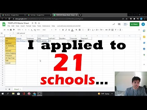 How to Organize Your Grad School Applications!