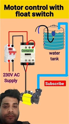How To Single Phase Starter Connection With C...27MHow to float switch connection with motor starter