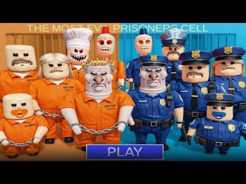 ALL MORPHS PRISONER VS POLICE PRISON RUN Obby New Update - Roblox All Bosses Battle FULL GAME