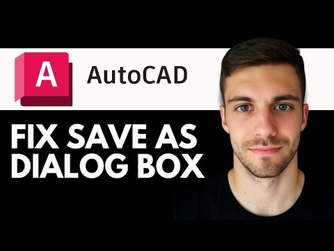 AutoCAD – Fix Save As Dialog Box Not Appearing 2026 (Autocad Tutorial)