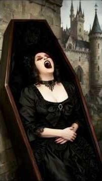 VAMPIRE TRASFORMATION🦇 ( Cantodea Dark AI Version ) #gothic #dark #vampire #darkqueen #vampirequeen