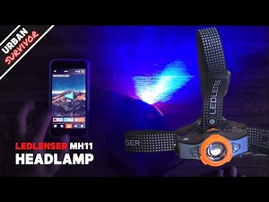 LEDLENSER MH11 Multicolor Bluetooth Headlamp (1000 lumens, App controlled, 320m throw, 100 hours)