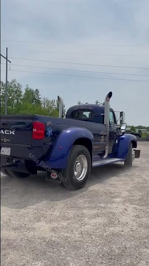 Pickup Truck built from a 1957 B Model Mack Semi #truck #trucks #diesel #custom #mack