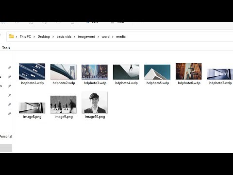 How to save all pictures from Microsoft Word to a folder