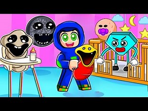 Adopting BABY MONSTERS in Roblox!