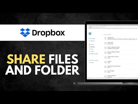 How To Share Files and Folders With Dropbox