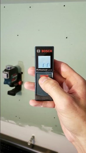 Bosch GLM 20 laser distance measure couldn't be any simpler to use