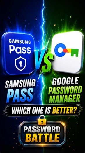 Samsung Pass vs Google Password Manager 🔐 Which One Should You Use?