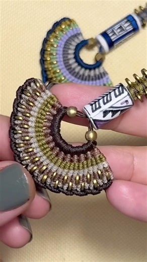 Easy Boho Macrame Necklace Tutorial