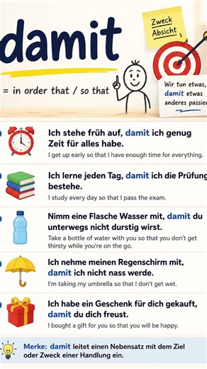 Learn A1/A2 German in 20 seconds