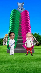 Modi vs Mamta DiDi Chunav Challenge😱🙏 #fblifestyles #viralreels #reels #election #cartoon #trending #modi #government #challenge | Monu Vfx