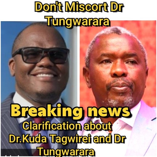 BREAKING NEWS#Manicaland Province Issue ## STOP COSING THE CONFUSION BETWEEN PRESIDENTIAL ADVISOR Tungwarara. And Dr KUDA TAGWIREI | Andrew Pasinawako