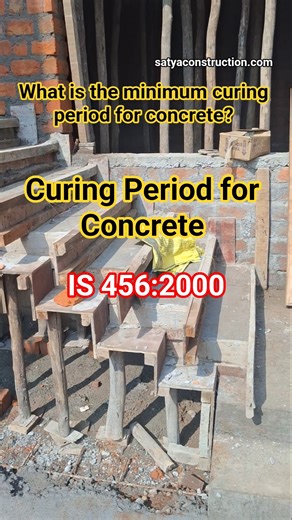 What is the minimum curing period for concrete? #construction #civil #concrete #civilengineering