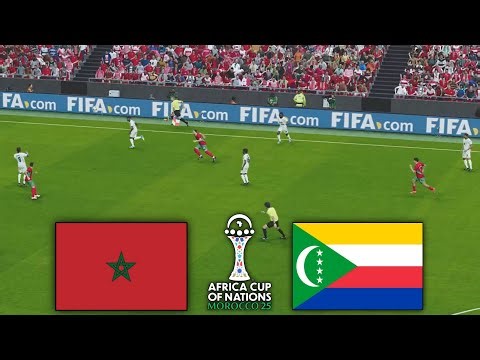 🔴EN DIRECT: MAROC vs COMORES | Ligue des Nations CAF 25/26 |Simulation de jeu vidéo en direct PES 21