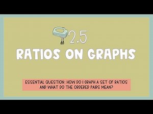 6th Accelerated Math | 2.5 Ratios on Graphs