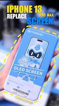 iPhone 13 Pro Max 😍One-Take Phone Screen Replacement📱📲🔧Quality in Every Step. ✅