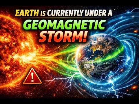 Earth Is Currently Under A Geomagnetic Storm!