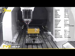 FPT DINO - ROUGHING TEST with TVS vertical high frequency spindle