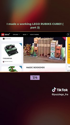 I made a working LEGO RUBIKS CUBE!! (part 2)