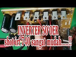 Servis inverter tidak ada tegangan arus output nya
