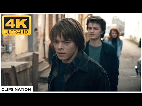 "Jonathan vs Steve" | Fight Scene | Stranger Things (S1) (2016) | Netflix | True 4K Ultra HD