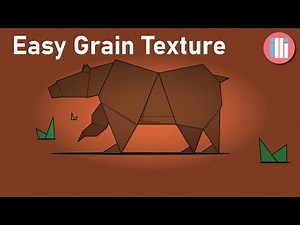 Easy Grain or Paper Effect - Adobe Illustrator Tutorial