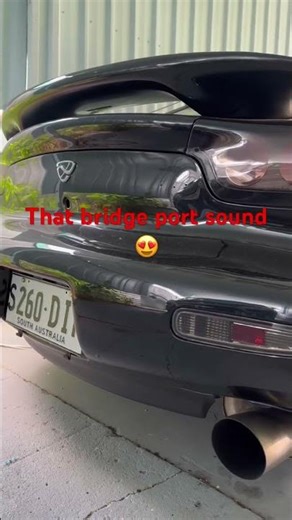How good does a bridge ported rotary sound!? 😍 #fdrx7 #automobile #rotary #rotarylife #13b