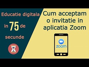 Aplicatia Zoom: Cum accept invitatia la o lectie, conferinta sau prezentare pe mobil | Tutorial