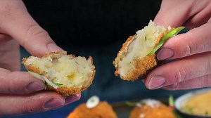 55K views · 904 reactions | Impress your friends. Learn to make a World Class Fish Dish in 7 minutes: Recipe: Saithe croquettes Cheesy saithe croquettes, served with rutabaga dip sauce. Recipe by Faroese Chef, Gutti Winter: @ gutti_winther The full recipe and more info at Faroeseseafood com: https://www.faroeseseafood.com/recipes/saithe-croquettes/ | Visit Faroe Islands | Facebook