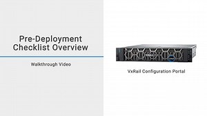 Comment utiliser la check-list avant déploiement dans le portail de configuration VxRail