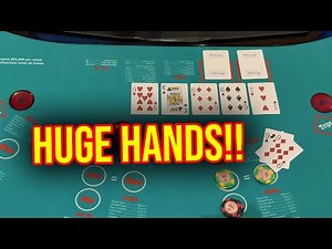 CRAZY LUCKY RUN! HITTING THE HANDS THAT PAY! ULTIMATE TEXAS HOLD'EM POKER IN LAS VEGAS! #poker