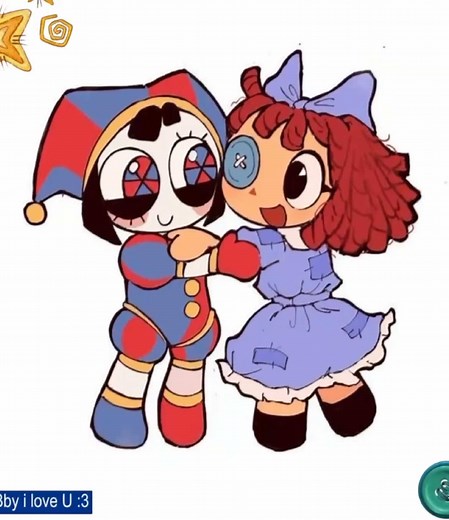 Artistic Jester Doll Edit from The Amazing Digital Circus