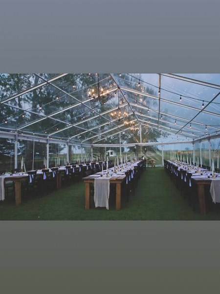 Step into a world of transparency and elegance with our PVC Clear Tents! ✨🌟 Get ready to take your outdoor events to the next level with these stunning see-through wonders. Let's dive into the magic of PVC Clear Tents and create TikTok moments that will leave your followers in awe! 💎🏕️ Transparent luxury at its finest! Our PVC Clear Tents combine the beauty of the outdoors with the comfort of a traditional tent. The crystal-clear panels allow natural light to fill the space during the day and