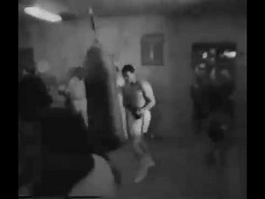 Muhammad Ali Hitting the heavy bag