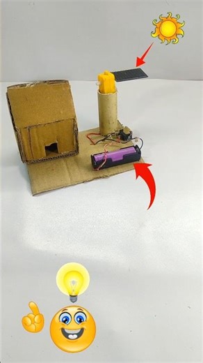 Solar energy working model science project for science exhibition #scienceproject #shorts
