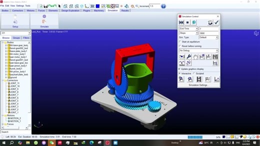 Differential and tilt simulation using MSC Adams View|Adams View simulation| Mechanical Mechanism | Engr Ibrar Ahmad