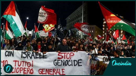 Mass protests in Italy against Israel’s interception of the Gaza Aid Flotilla