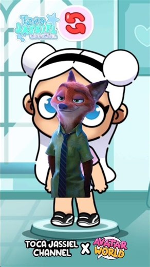 How to make Nick Wilde in Zootopia | Avatar World #shorts #tocajassielchannel #avatarworld #pazu