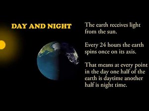 HOW DAY AND NIGHT OCCURS