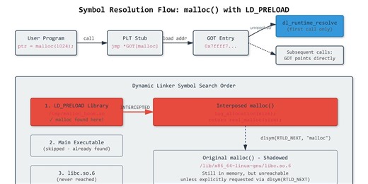 Shared Library Interposition: How LD_PRELOAD Works and Its Security Implications