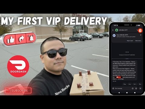 My First VIP Delivery On Doordash