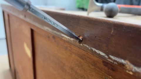 Old Bar Cabinet Destroyed by Time—Transformed with Smart Repairs, Stain Tricks & Hidden Light