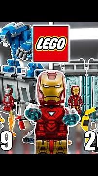 Evolution of LEGO Marvel Hall of Armour sets (2019-2025)