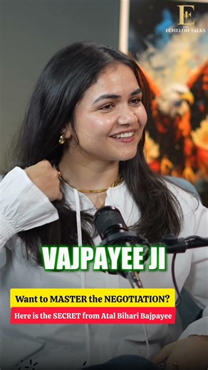 Life Ka Sabse Bada Lesson: Atal Bihari Vajpayee Ji | The Echelon Talks | Shubham Jain | RJ Tripti
