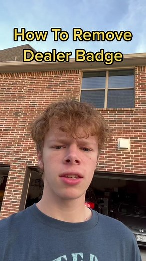How To Remove Dealer Badge on vehicle! #cartricks #ford #bronco | Ford Bronco