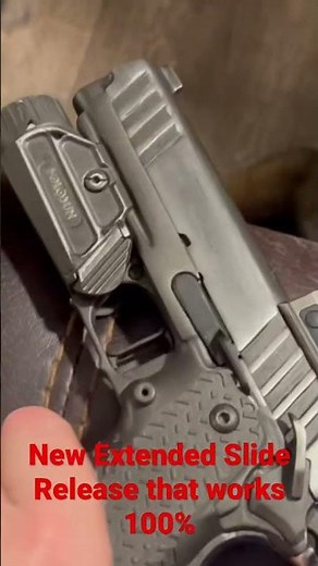 Springfield Armory Prodigy 1911 DS Aluminum Cheely Grip & Extended Slide Release